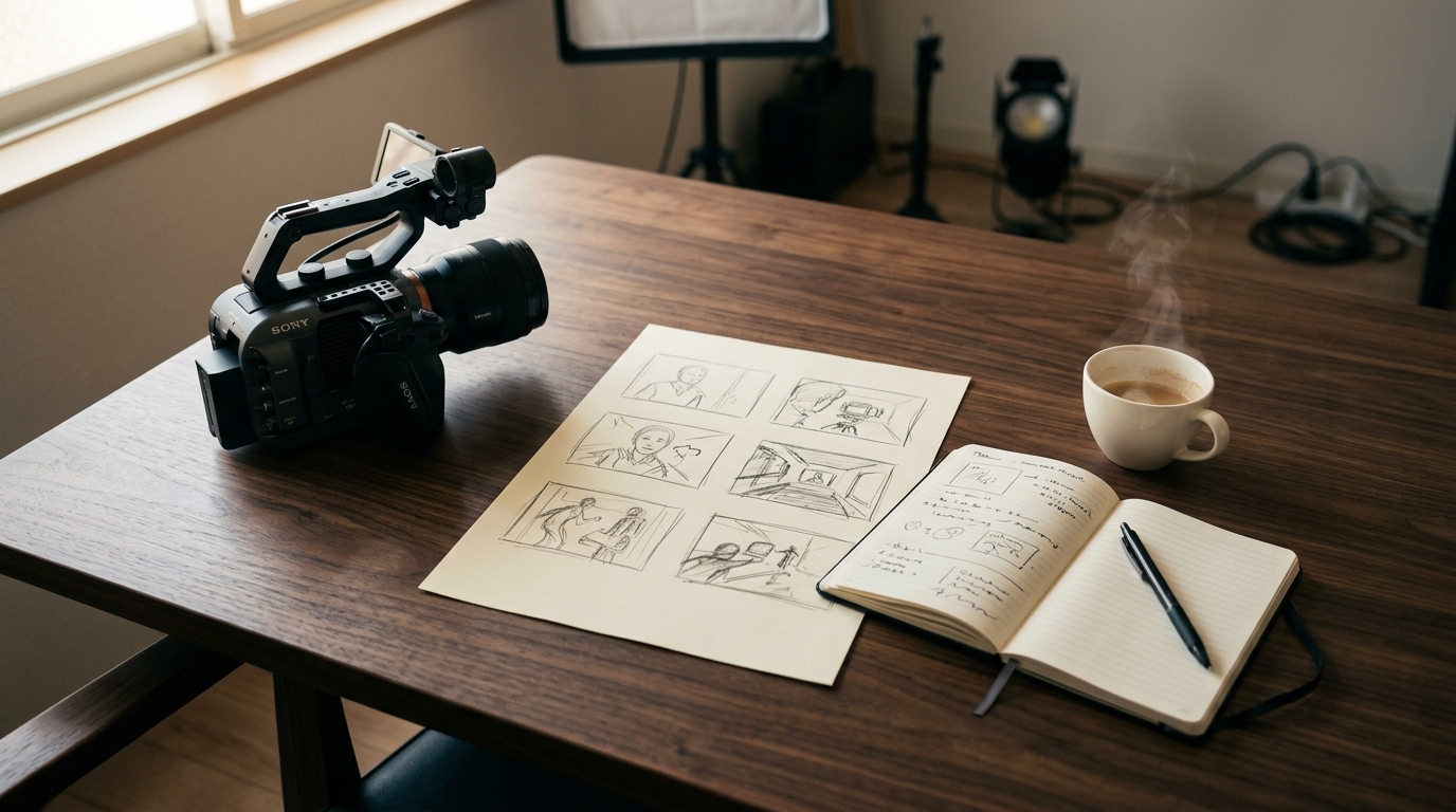 「動画を作って終わり」にしない。動線を先に描いてから撮影に入る理由