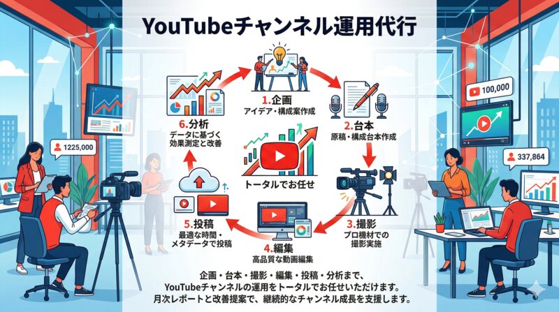 YouTubeチャンネル運用代行
